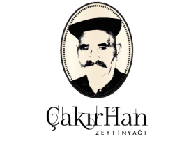 Hüseyin Çakır portresini taşıyan ÇakırHan Zeytinyağı logosu