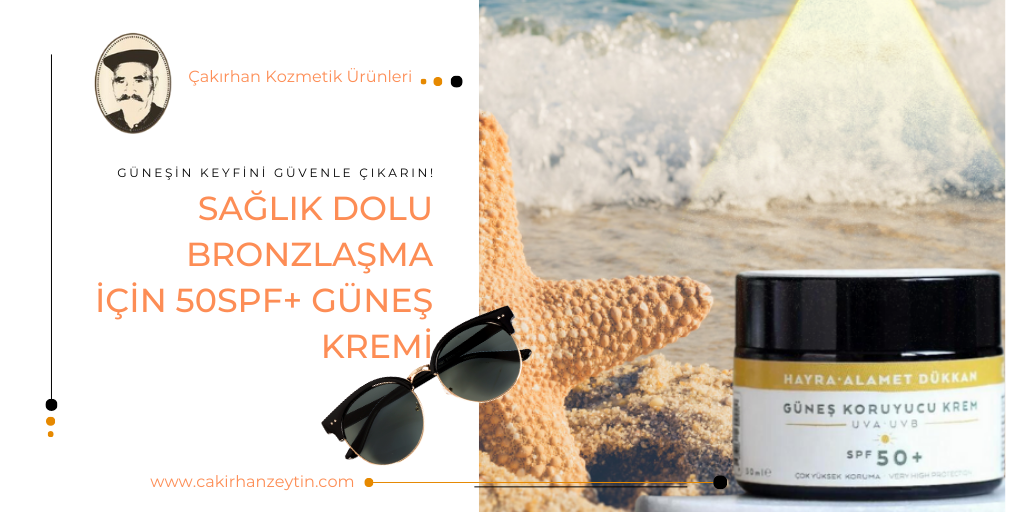 Güneşin Zararlı Etkilerinden Doğal Korunma: 50SPF+ Güneş Kremi