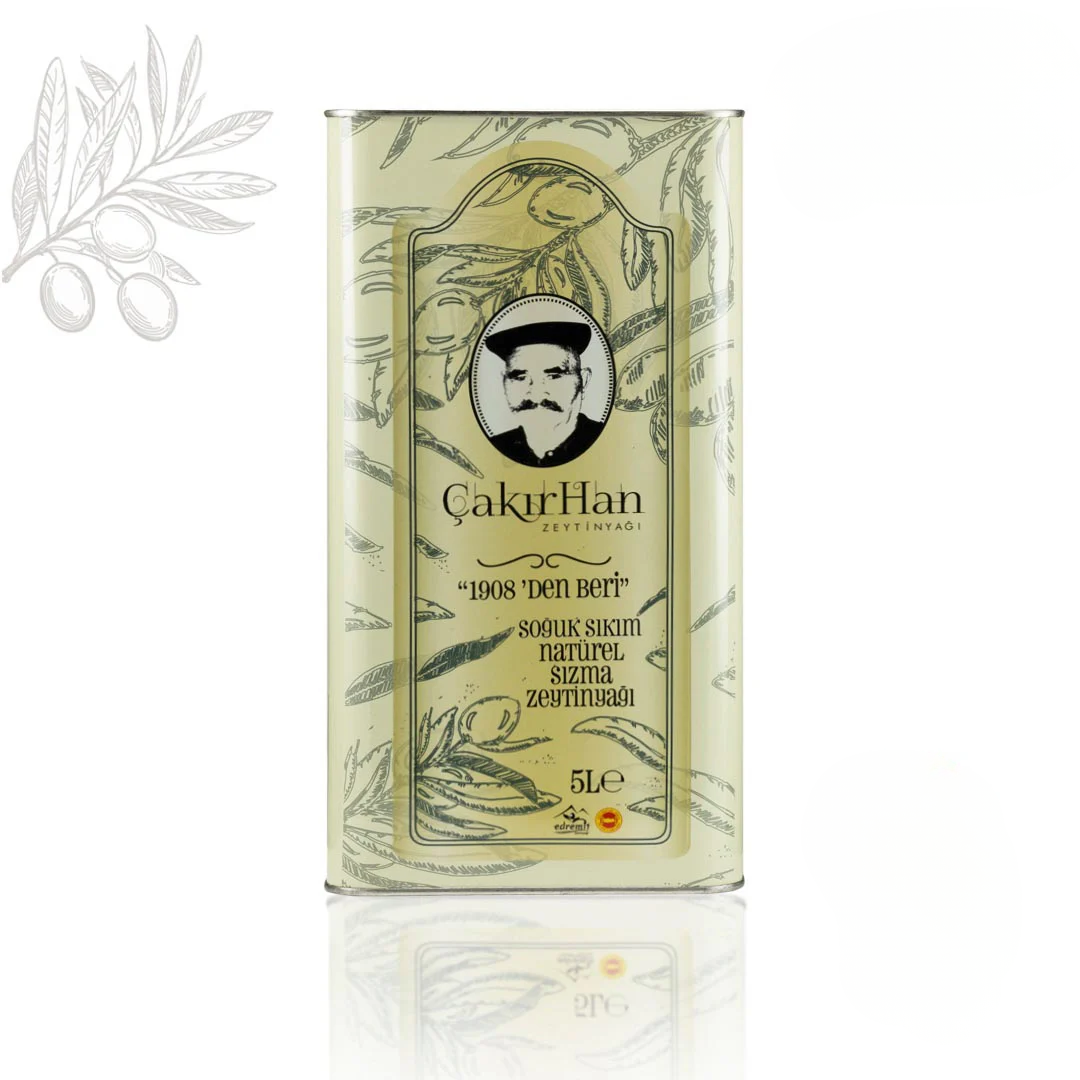 Soğuk Sıkım Natürel Sızma Zeytinyağı 5LT