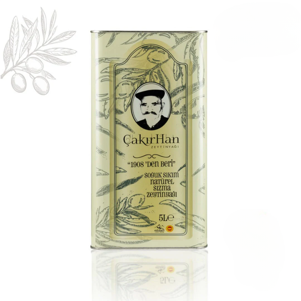 Soğuk Sıkım Natürel Sızma Zeytinyağı 5LT