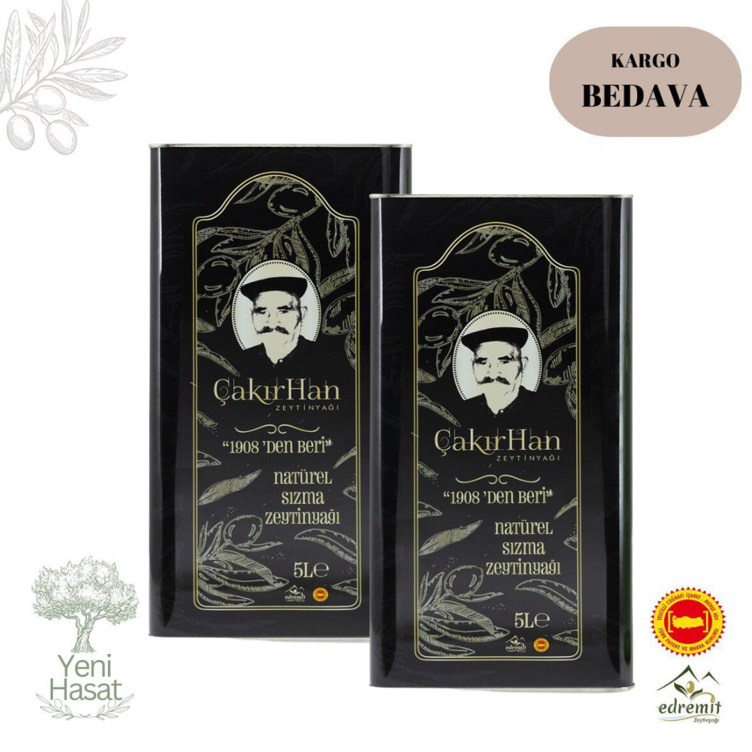 Çakırhan Naturel Sızma Zeytinyağı 2x5LT