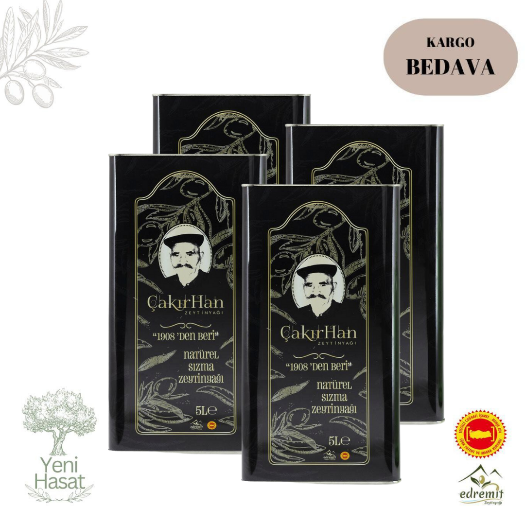 Naturel Sızma Zeytinyağı 20LT (4x5LT) | Çakırhan
