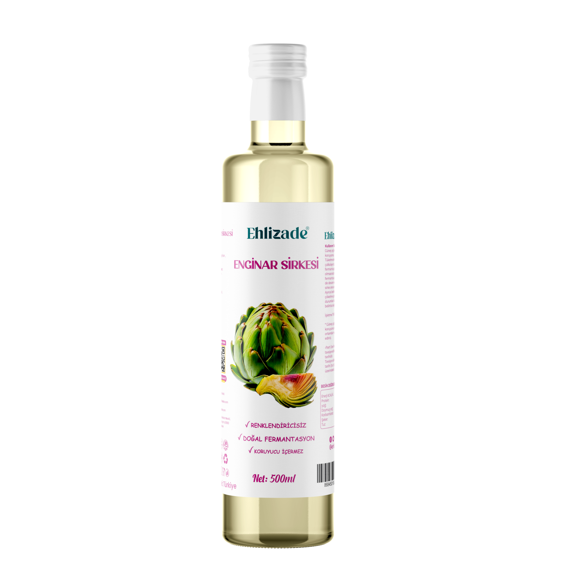 EHLİZADE Enginar Sirkesi 500 ML