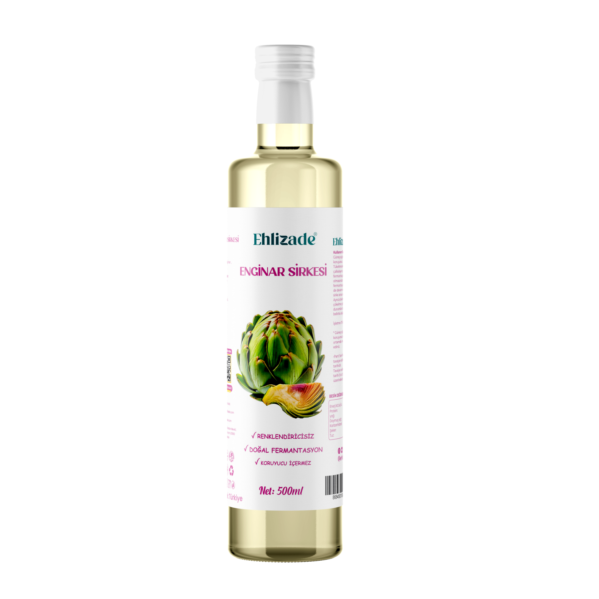 EHLİZADE Enginar Sirkesi 500 ML