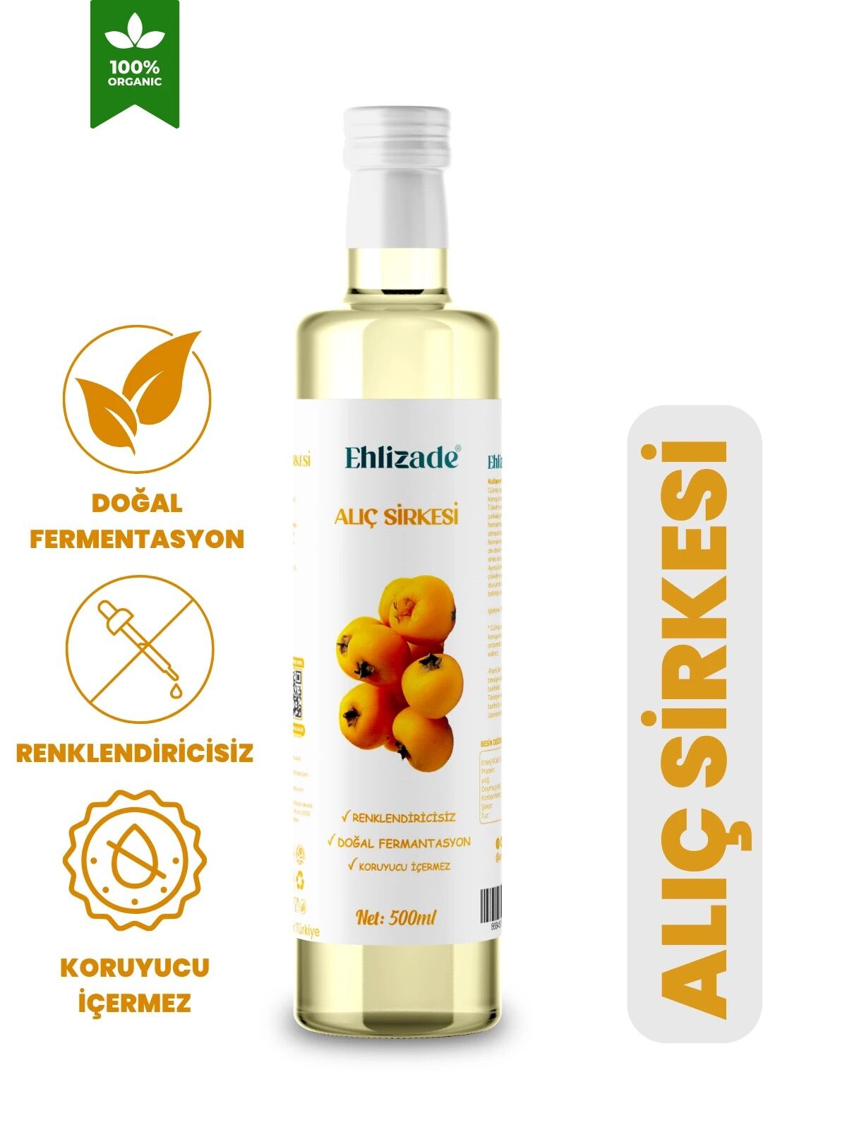 EHLİZADE Alıç Sirkesi 500 Ml