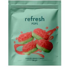 REFRESH POPS FREEZE DRİED KARPUZ CANDY - 30 G