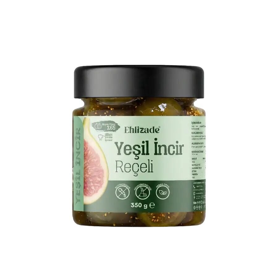 EHLİZADE Yeşil Ham İncir Reçeli 350 Gr
